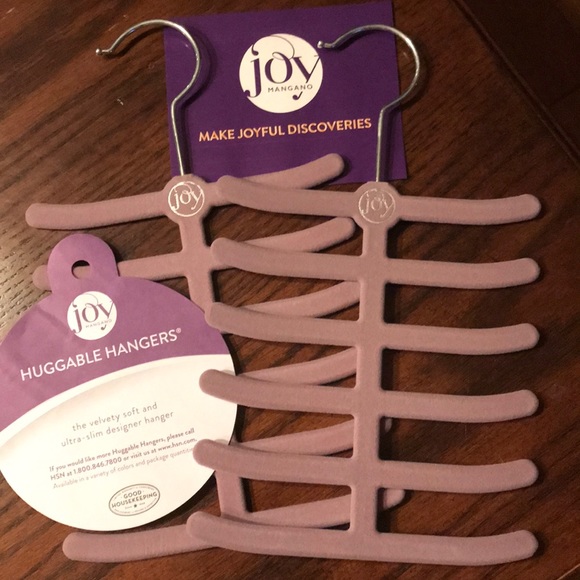 Set of 2 New Joy Mangano velvet hangers - Picture 1 of 7